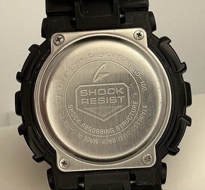 Casio G Shock Watch Men Digital Black 3263 GD-100 Water Resistant