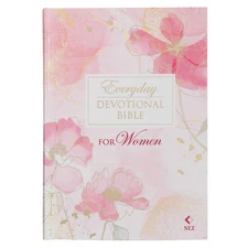 NLT Holy Bible Everyday Devotional Bible for Women New Living Translation, Pink