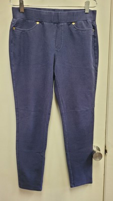 Michael Kors Pants Women's Dark Blue Stretch Straight  Skinny Pants Size Large