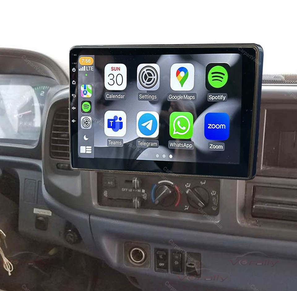 For 2005-2020 Hino 165 268 308 338 WiFi Android 15 Carplay Radio GPS Navi BT Foto 4 de 4