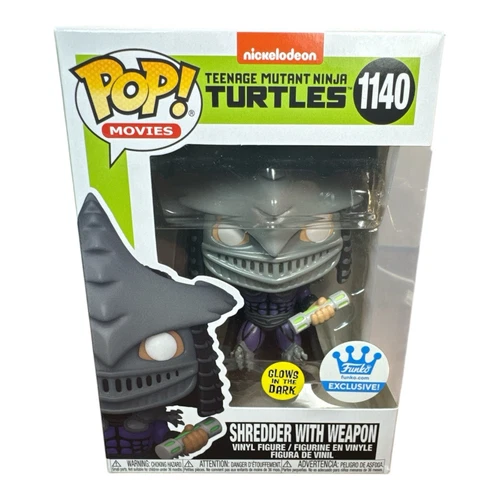 Funko Pop Teenage Mutant Ninja Turtles Super Shredder #1140 GITD w/Protector