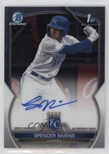 2023 Bowman Draft Chrome Prospect Auto Spencer Nivens #CDA-SN Auto 6a7