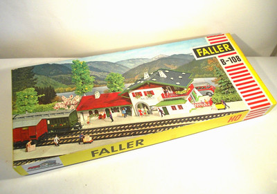 Faller B 108 Bahnhof Bergheim Spur H0 Bausatz in OVP - vollständig! vintage