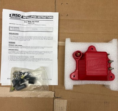 8142 MSD Ignition Coil - Pro Mag 44 Amp - Red