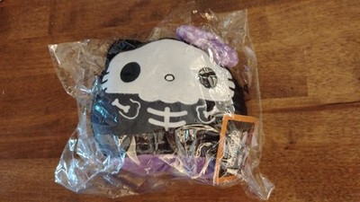 TeeTurtle Reversible Sanrio Hello Kitty 4-Inch Halloween Skull Two Sided Plush 
