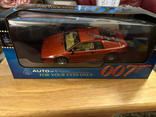 AUTOart 1/18 Lotus Turbo Esprit 1981 For Your Eyes Only 007 Orange Diecast