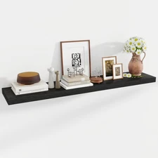 55 Inch Floating Shelves, 12 Inch Deep Floating Shelves for Wall, Floating Sh...