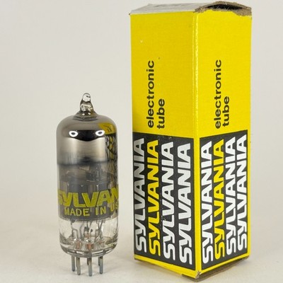 (1) Tested Sylvania 6JH6 Tube with Box Date Code ae ADK Pentode Vacuum Tube