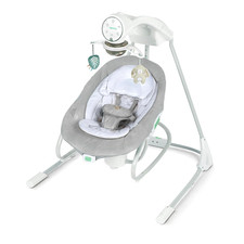 Inlighten 2-In-1 Soothing Baby Swing  Rocker - Vibrating Swivel Infant Seat, So