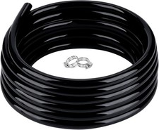 3/4" id - 50ft Black Vinyl Tubing Flexible PVC Tube Hybrid Hose Transfer Water