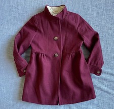 Crewcuts Girls Purple Coat Jacket Size 6-7 Kids
