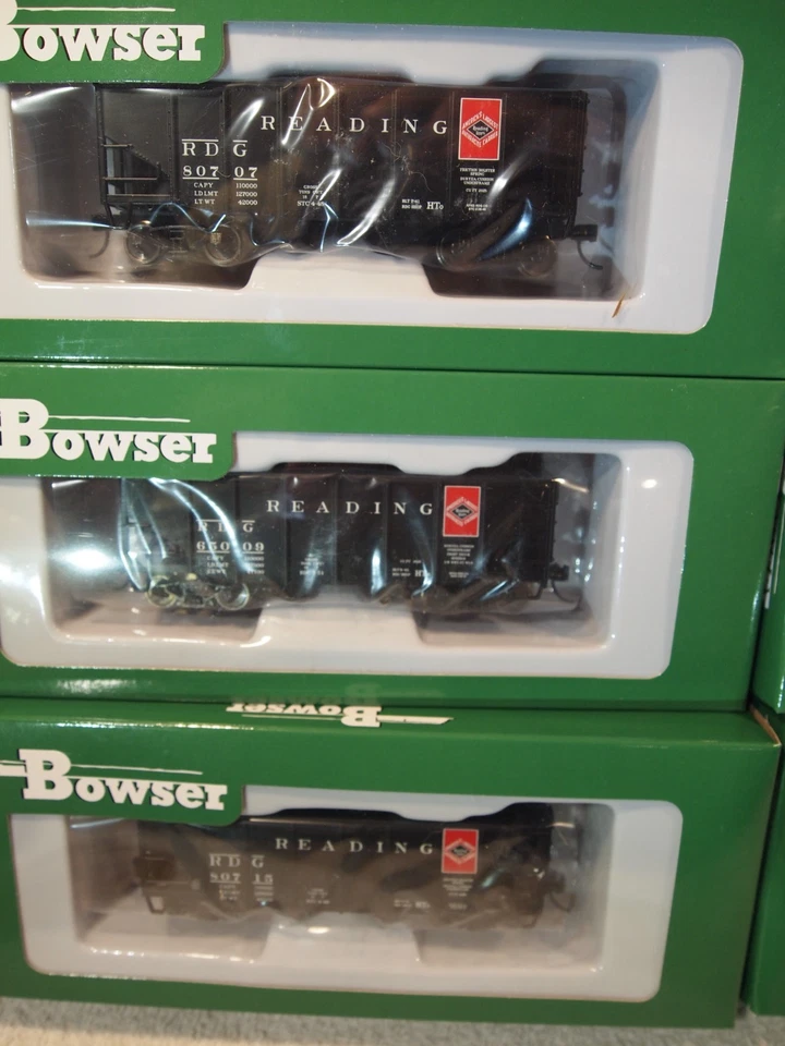 BOWSER  READING "ANTHRECITE" LOGO 55t "FISHBELLY" COAL HOPPERS, LOT OF SIX No's - Image 3 of 4