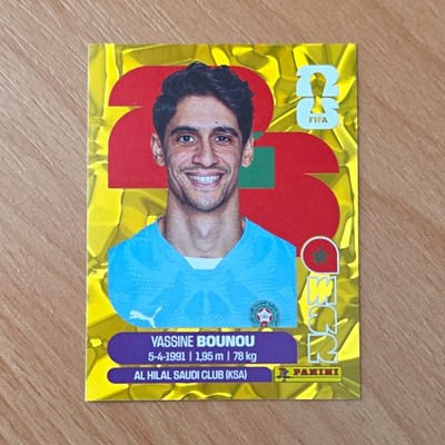 Panini FIFA World Cup 2026 Sticker GOLD MAR 2 Yassine Bounou Al Hilal Folie
