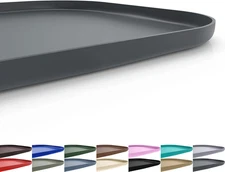 Silicone Pet Feeding Mat with Raised Edge for Food and Water, Dog Bowl Mats, Cat