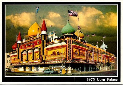 Mitchell South Dakota Corn Palace Color Continental Postcard A254