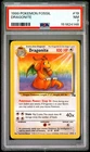 1999 POKEMON FOSSIL #19 DRAGONITE PSA 7