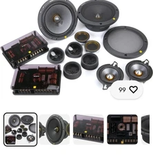 Sony ES XS-163 ES 6.5" 3  - ways Component Speakers 6- 1/2 + 3.5" + 1" Tweeter