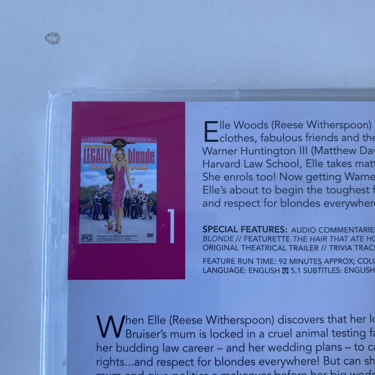 Legally Blonde Collection 1,2,3 (DVD) Region 4 **Brand New Sealed**
