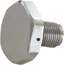 COLONY 9911-1 Upper Fork Tube Caps/Bolts — Standard 58-64 Harley Duo Glide FL