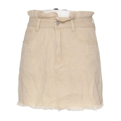 Shein, Shorts, Größe: M, Beige, Baumwolle/Polyester, Denim, Damen #fDk