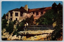 Grand Canyon Lodge North Rim Arizona Vintage Postcard Union Pacific Colorphoto