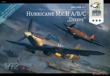 Arma hobby 70054 1/72 scaleHurricane Mk II a/b/c Dieppe Deluxe Set Double Combo