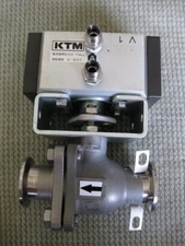 Pneumatically Actuated KTM ST-FA Valve 25-10K SCS14 Stainless Steel Sanitary