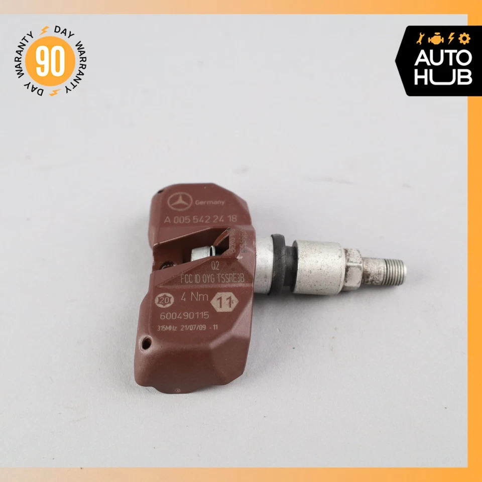 Sensor de presión de neumáticos 98-06 Mercedes W220 S500 SL600 S55 TPMS 315 Mhz OEM Foto 4 de 4