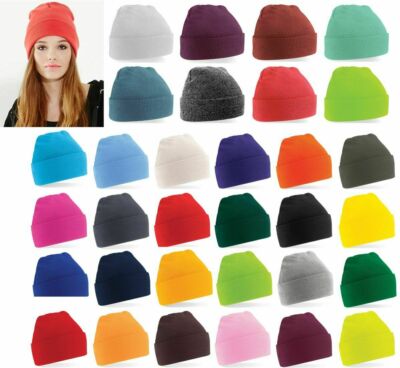 Beechfield Original Pull-On Beanie CB44 Herren Damen Strickmütze Wintermütze 