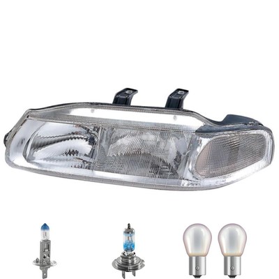 Scheinwerfer rechts weiß inkl. OSRAM Lampen H1 H7 für Rover 400 Hatchback RT