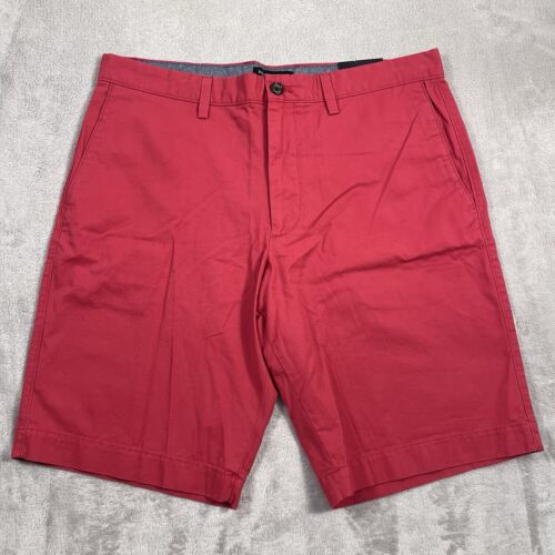 Banana Republic City Shorts Mens 34 Waist Nantucket Red Casual Straight Fit NEW