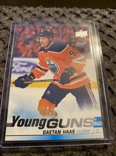 2019-20 Upper Deck Hockey Gaetan Haas Young Guns Rookie #232 Edmonton Oilers