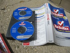 Lot 2 TurboTax Deluxe Federal  State 2008  2006 Both VG Cnd Fast Ship