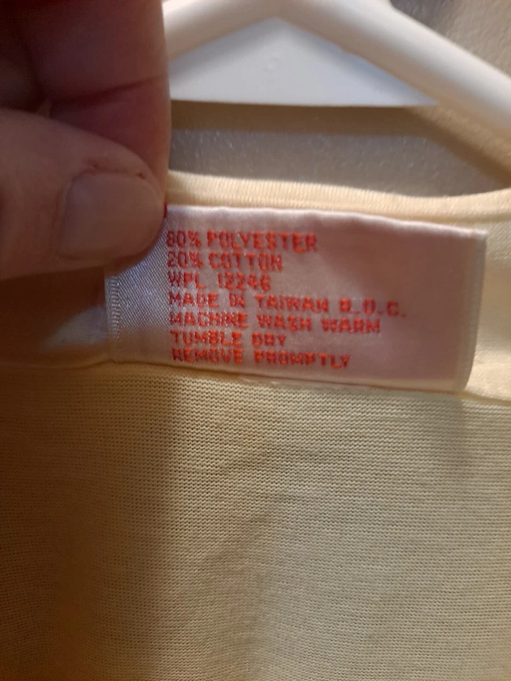 Vtg Men's Size L Lancer By David Winter Bahia Temple Embroidered Logo Shirt - Image 4 of 4