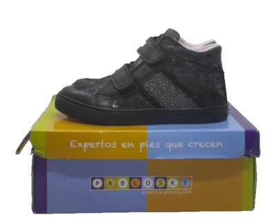 PABLOSKY Spanien Mädchen Halb Stiefel Schuhe Gr. 31 NEU-WERTIG 966010 Schwarz