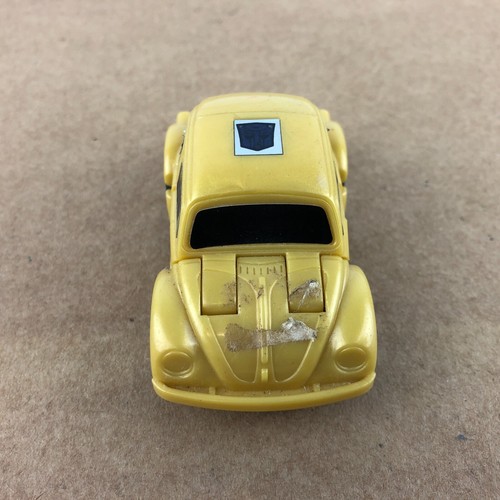 Vintage Goldbug 1986 G1 Transformers Hasbro Figure Pull Back Bumblebee Working! - Picture 3 of 6