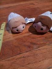2 piece lot STAR WARS Tsum Tsum Luke Skywalker  Han Solo Mini 3.5" Plush Toys