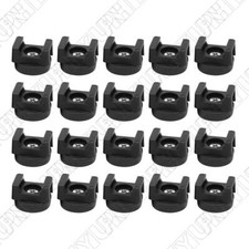 20x Black Magnetic Cable Zip Tie Base Cable Ties Mount Wire Clip Management Base