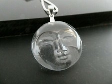  Rock Crystal Clear Quartz MOON Gemstone Ster...