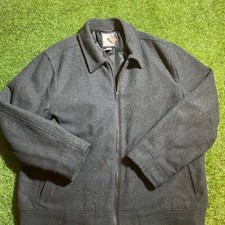 Vintage gap grey wool zip up jacket