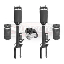 2010-2011 Mercedes ML450 Front Air Struts & Rear Air Springs w/ Air Compressor