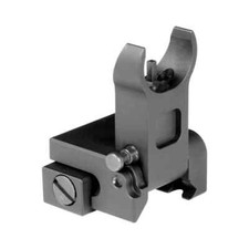 Front Backup Iron Sight, Locking, Fits Picatinny Weaver Rails, Black Aluminum