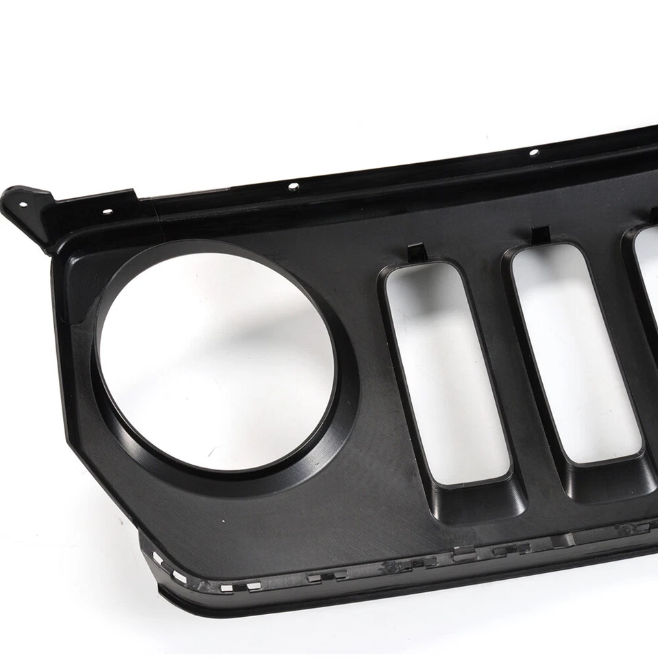 Conjunto de rejilla de capó delantero negro apto para Jeep Patriot 68091526AA 2011-2017 Foto 4 de 4