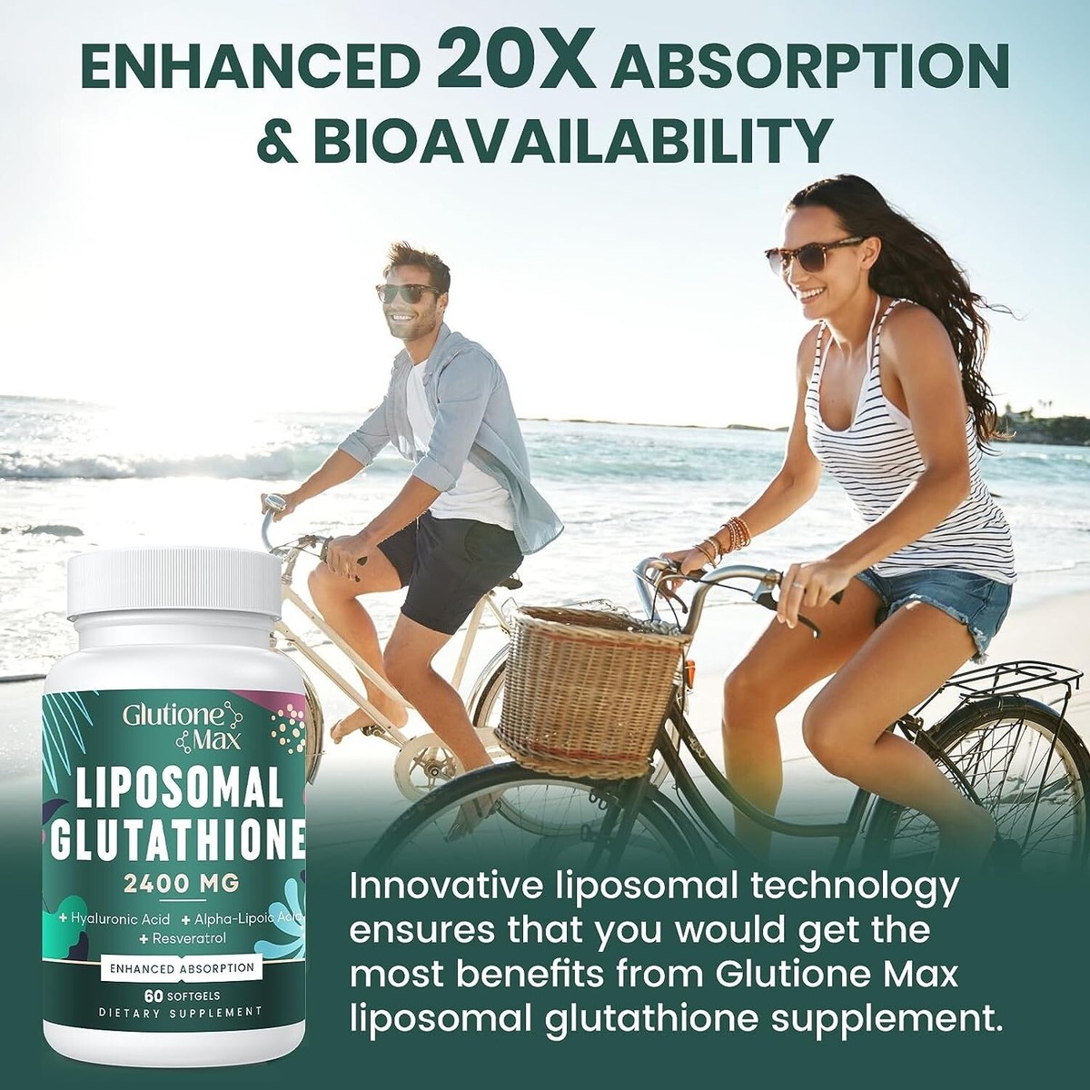 most bioavailable glutathione Glutathione, Cysteine & C, 100 vegetarian capsules main image 0