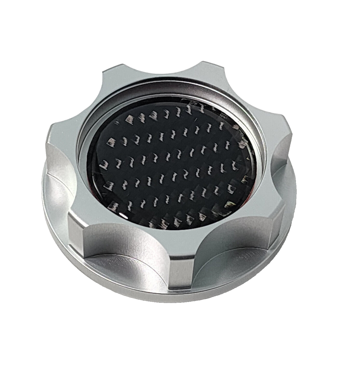 NEW SILVER BILLET ENGINE FILLER OIL CAP CARBON FIBER FOR HONDA ACURA CRV ACCORD
