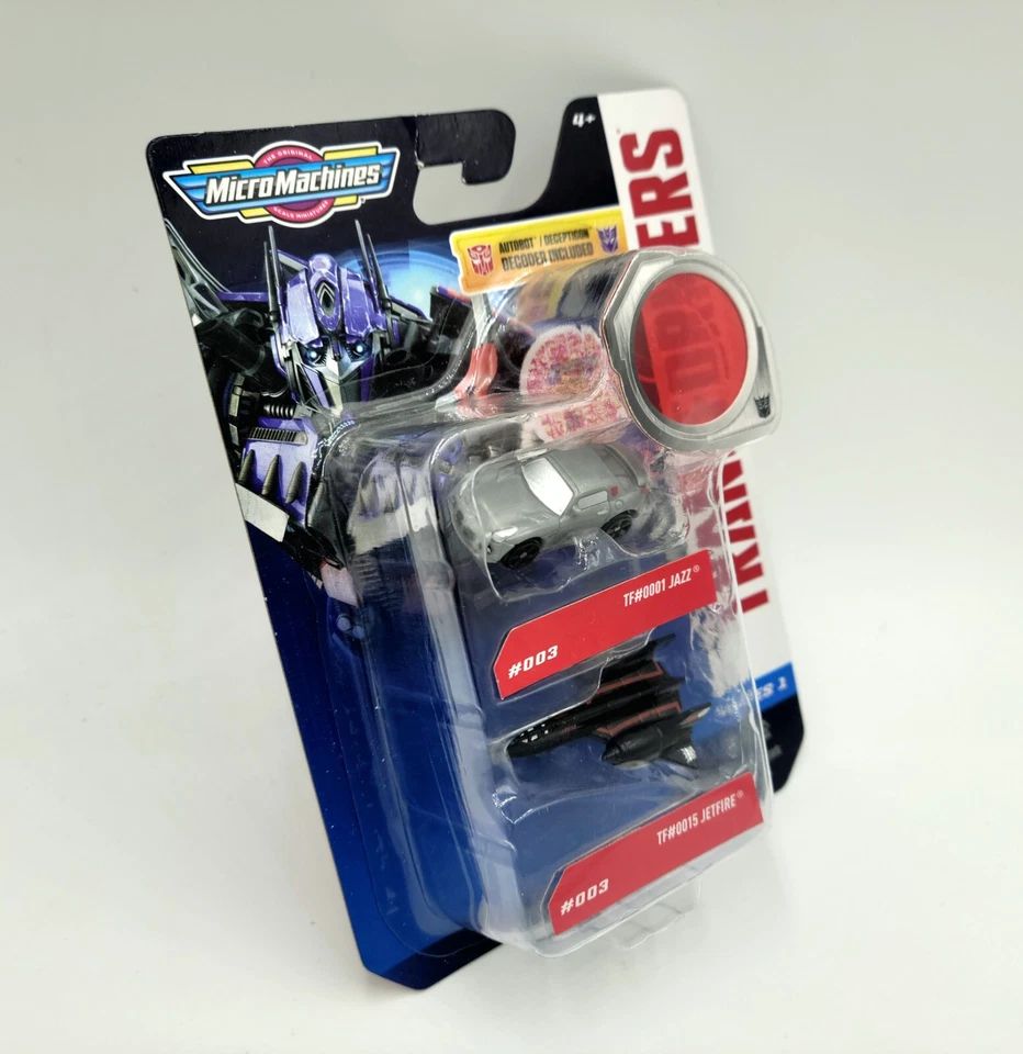 Micro Máquinas Transformers Serie 1 #003 TF#001 JAZZ #0015 JETFIRE Decodificar Secreto Foto 2 de 4