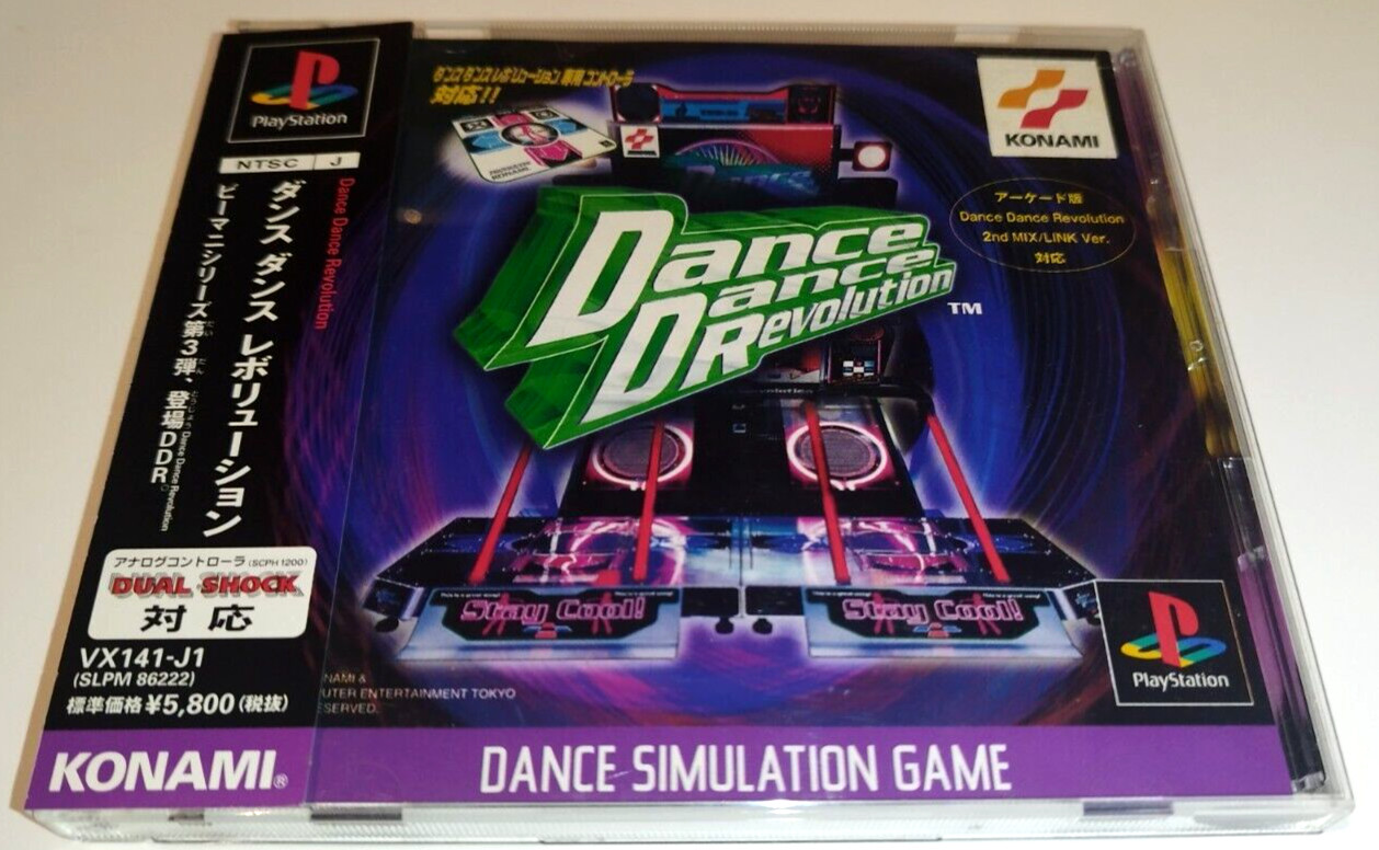 Dance Dance Revolution  / Playstation / NTSC JAP PS1 / SPINE CARD