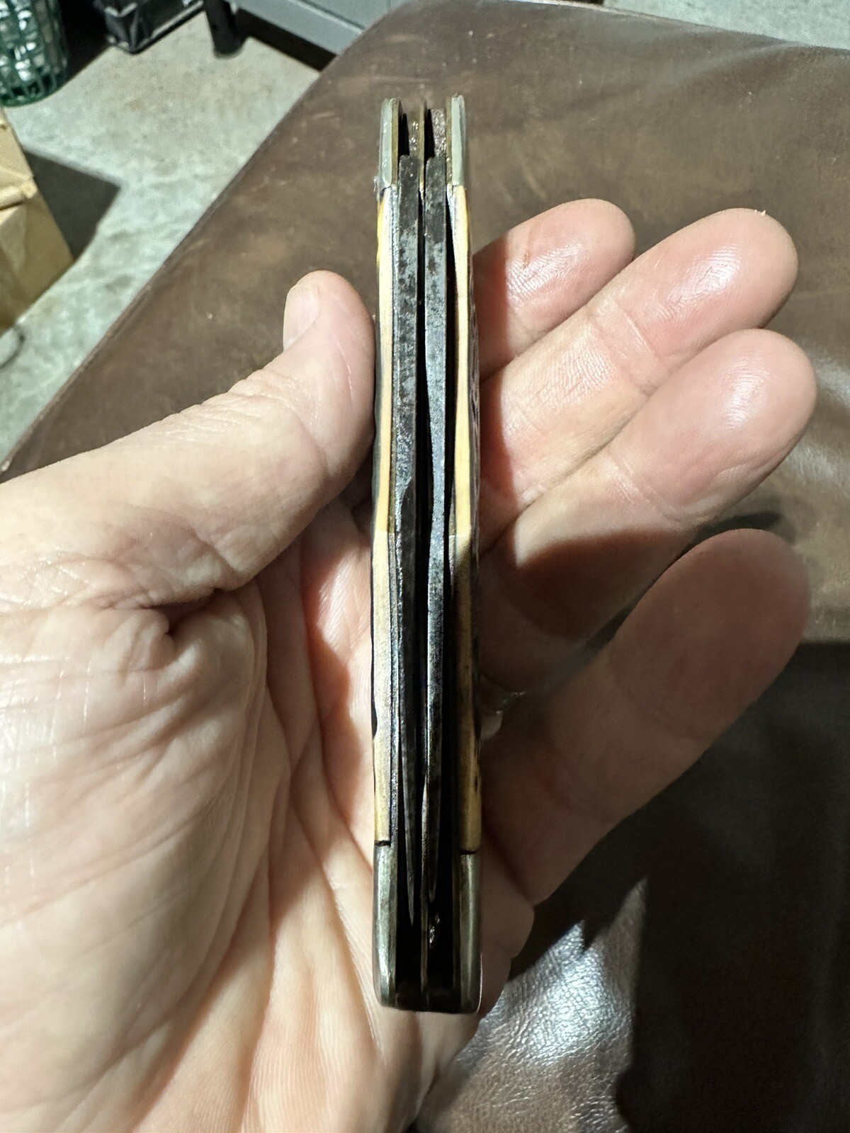 Vintage Imperial Two Blade Large Pocket Knife Providence Rhode Island