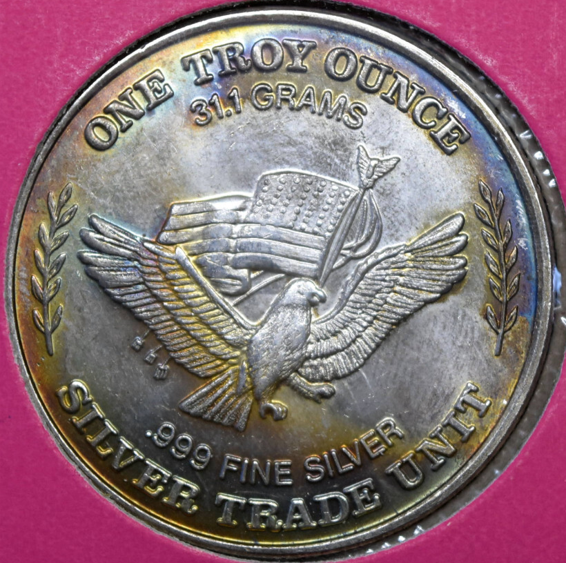 1981 U.S. Assay Office San Francisco .999 Silver Trade Unit