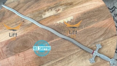 Masonic Ceremonial SNAKE FLAMING SWORD SQUARE COMPASS WITH G + Free Case